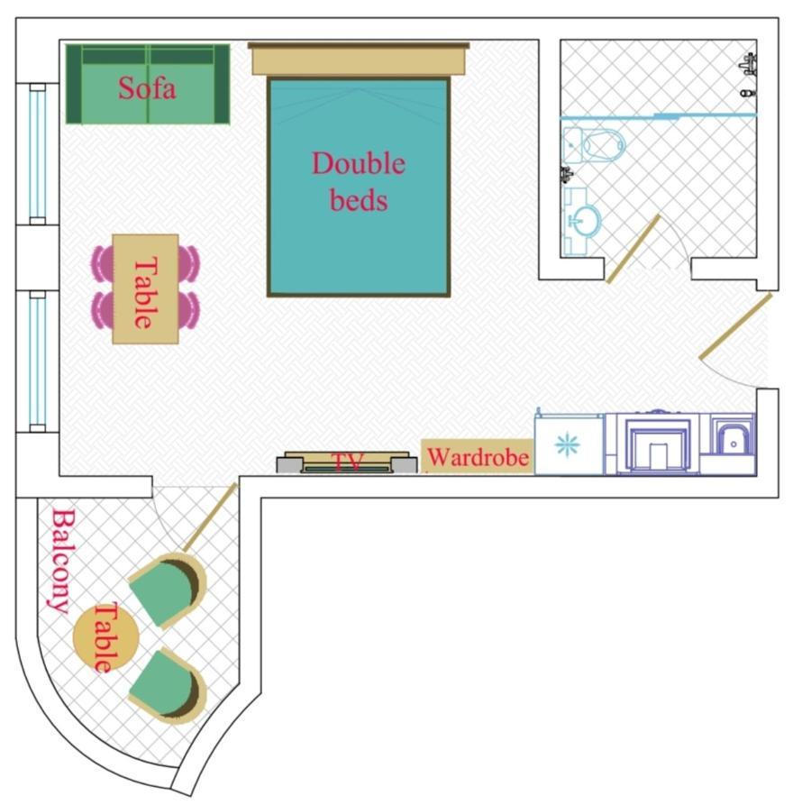באקו Leyla Apartments 2 חדר תמונה
