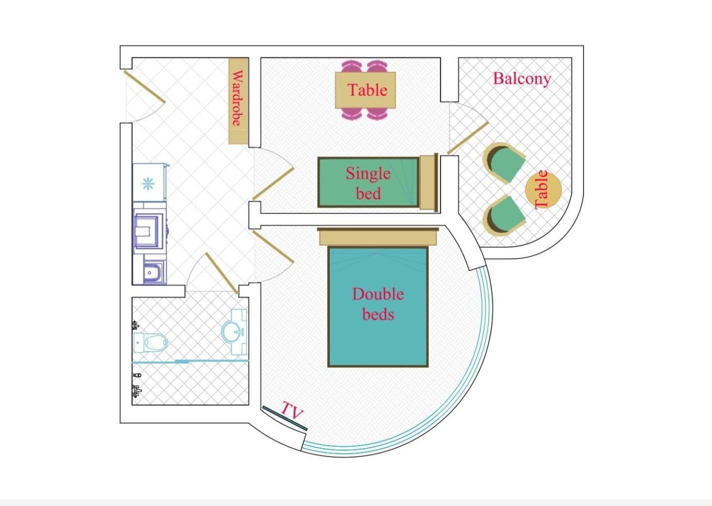 באקו Leyla Apartments 2 חדר תמונה